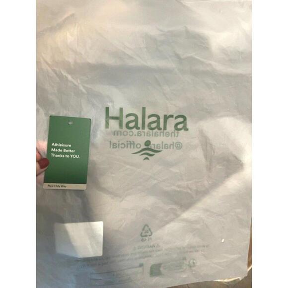 NWT Halara Flex High Waisted Back Side Pocket Flare Teak Brown Pants Size PS - Picture 7 of 8